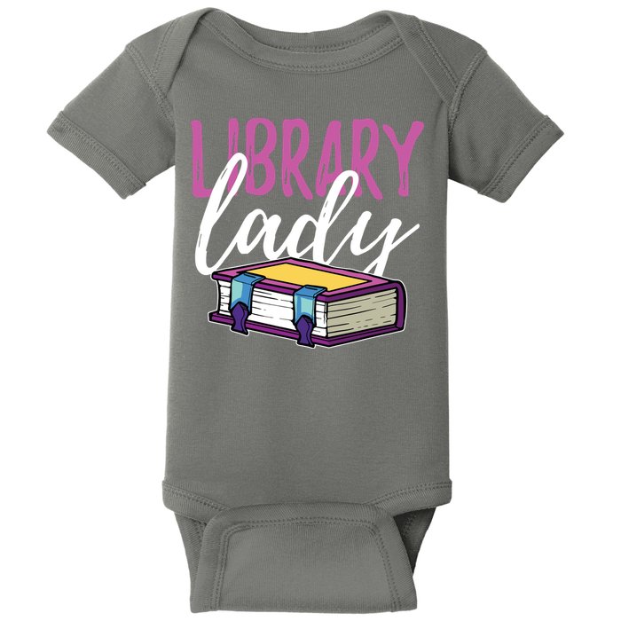 Librarian Library Reading Bookworm Books Baby Bodysuit