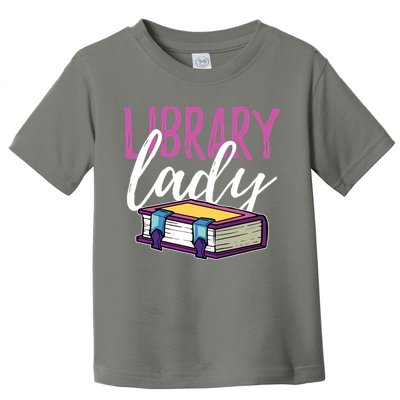 Librarian Library Reading Bookworm Books Toddler T-Shirt