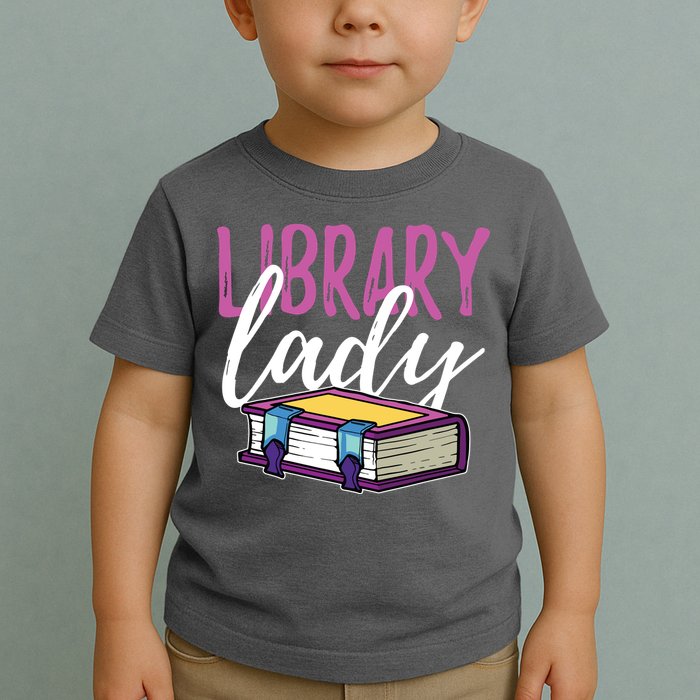 Librarian Library Reading Bookworm Books Toddler T-Shirt