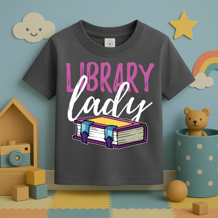 Librarian Library Reading Bookworm Books Toddler T-Shirt
