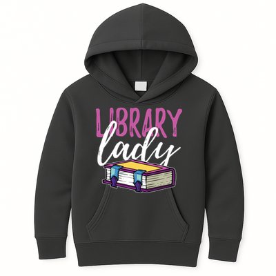 Librarian Library Reading Bookworm Books Kids Hoodie
