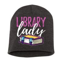 Librarian Library Reading Bookworm Books Short Acrylic Beanie
