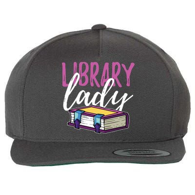 Librarian Library Reading Bookworm Books Wool Snapback Cap