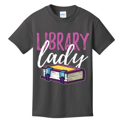 Librarian Library Reading Bookworm Books Kids T-Shirt