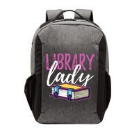 Librarian Library Reading Bookworm Books Vector Backpack