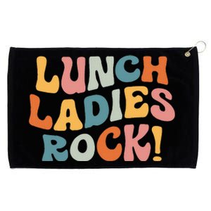 Lunch Ladies Rock! Retro Lunch Ladies Squad Cafeteria Crew Grommeted Golf Towel