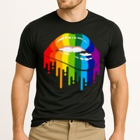 LGBTQ Lips Rainbow Flag Gay Pride Performance Shirt