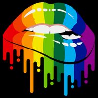 LGBTQ Lips Rainbow Flag Gay Pride Toddler T-Shirt