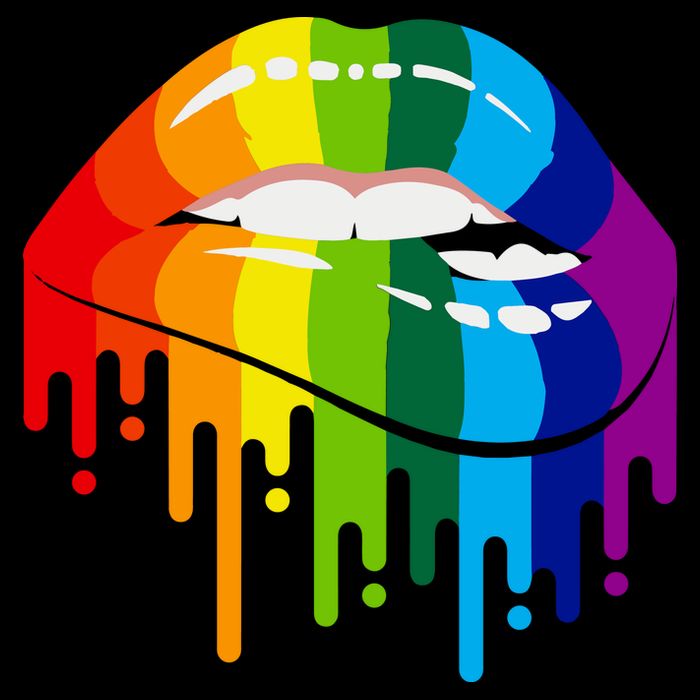 LGBTQ Lips Rainbow Flag Gay Pride Toddler T-Shirt