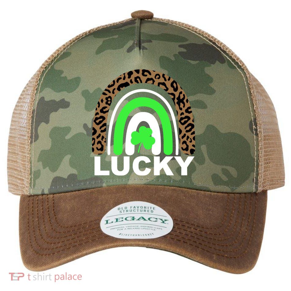 Lucky Leopard Rainbow Legacy Tie Dye Trucker Hat