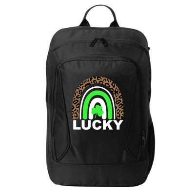 Lucky Leopard Rainbow City Backpack