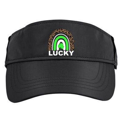 Lucky Leopard Rainbow Adult Drive Performance Visor