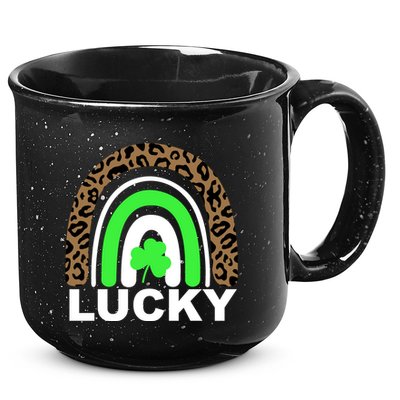 Lucky Leopard Rainbow 15oz Campfire Ceramic Mug
