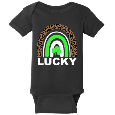 Lucky Leopard Rainbow Baby Bodysuit