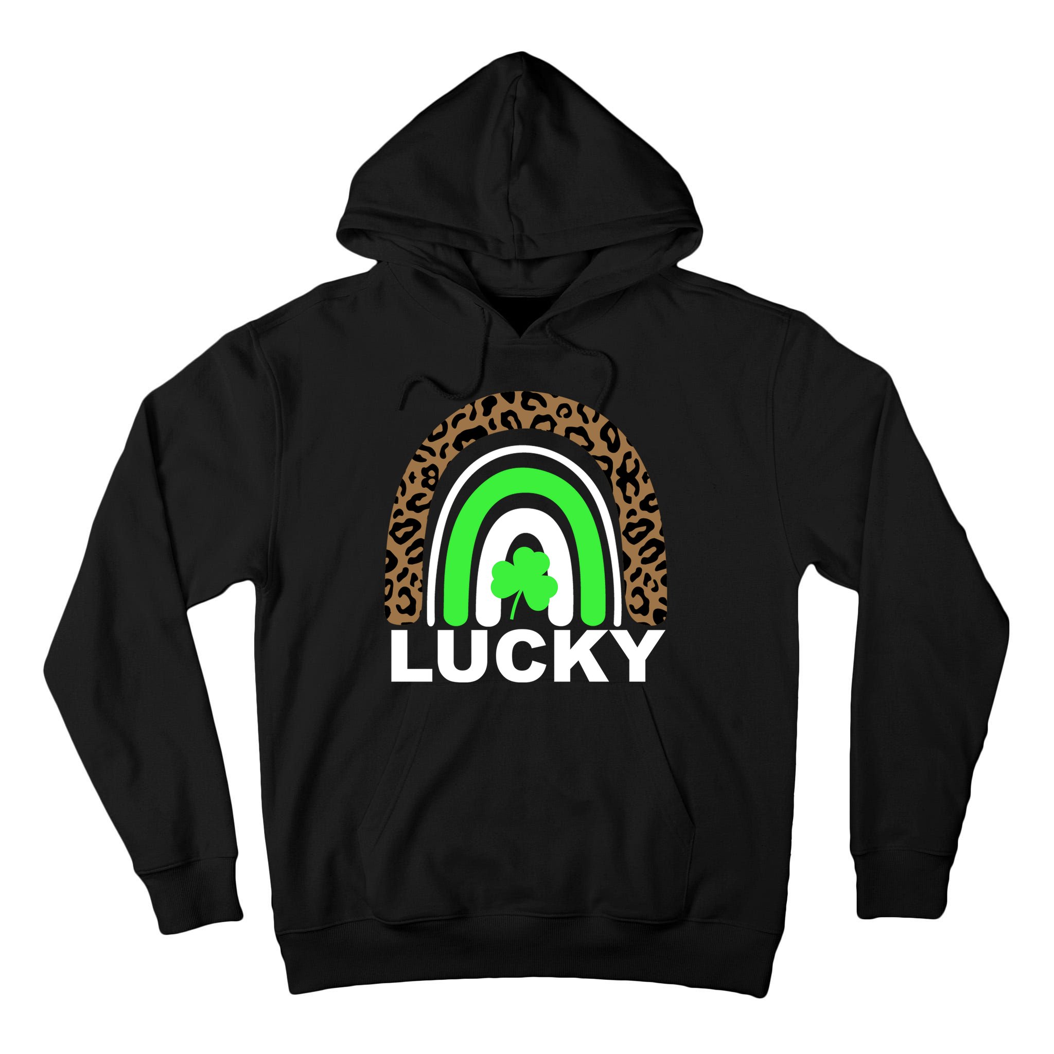 Lucky Leopard Rainbow Tall Hoodie
