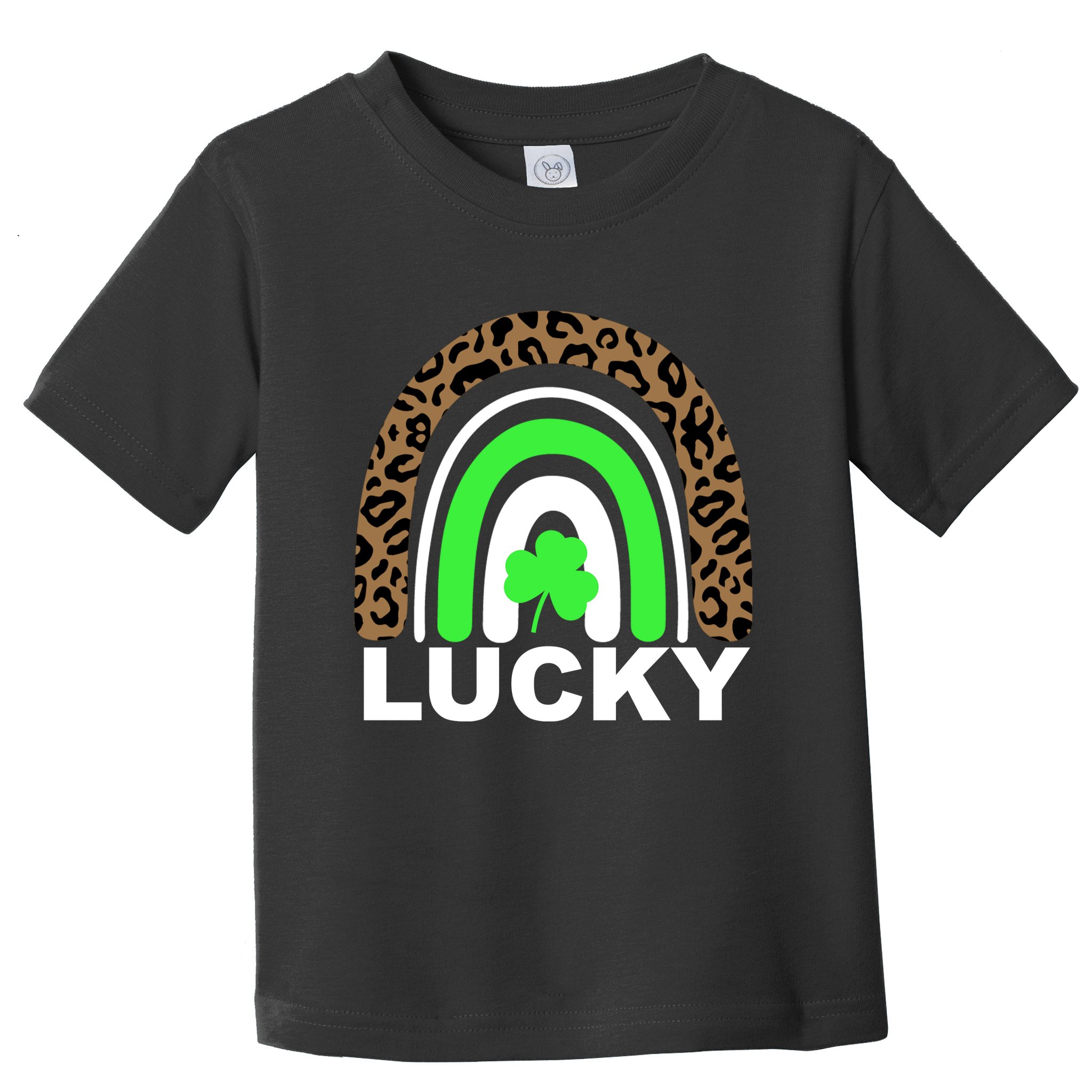 Lucky Leopard Rainbow Toddler T-Shirt
