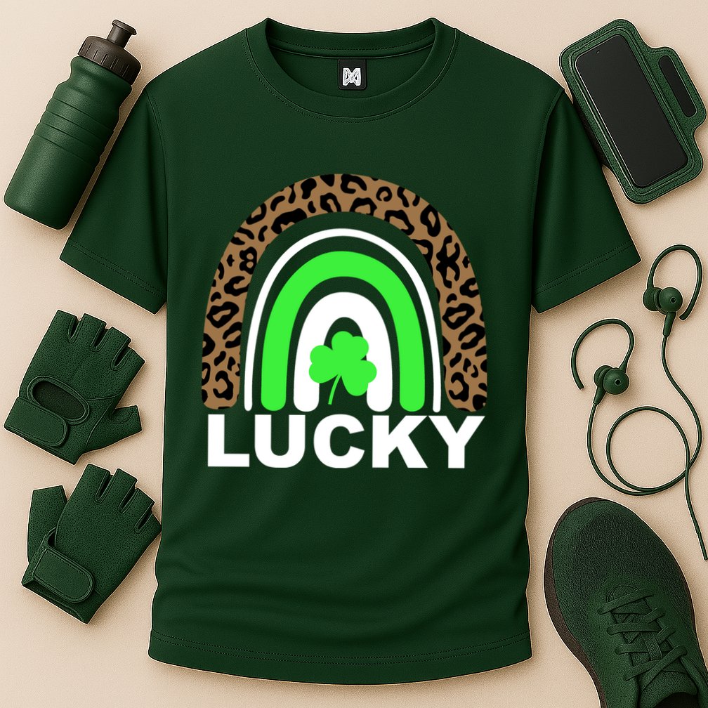 Lucky Leopard Rainbow Performance Shirt