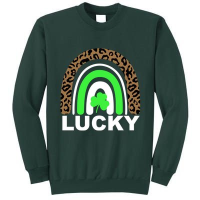 Lucky Leopard Rainbow Tall Sweatshirt
