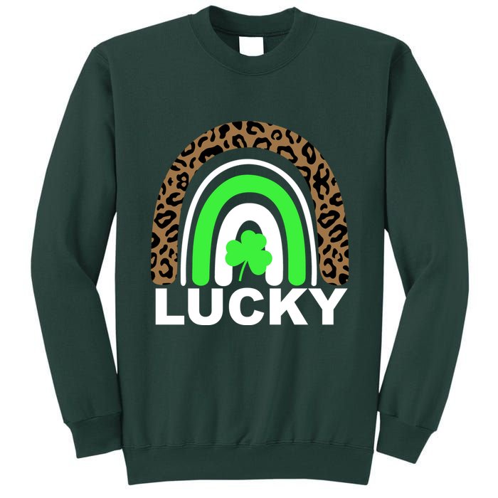 Lucky Leopard Rainbow Tall Sweatshirt