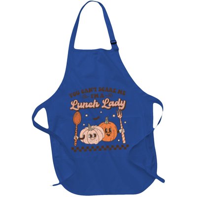 Lunch Lady Retro Fall Pumpkin Pie Halloween School Cafeteria Gift Apron