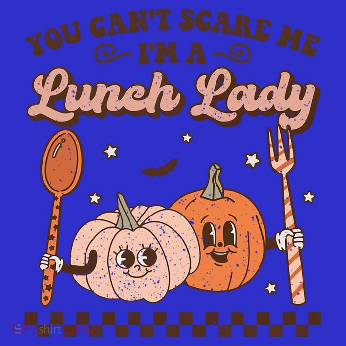 Lunch Lady Retro Fall Pumpkin Pie Halloween School Cafeteria Gift Baby Bodysuit