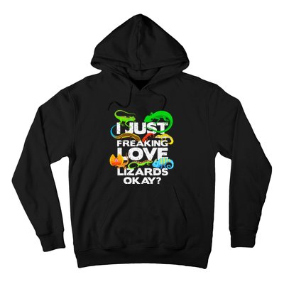 Lizard Lover Reptile Types Of Lizards Funny Lizard Hoodie