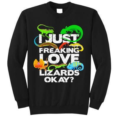 Lizard Lover Reptile Types Of Lizards Funny Lizard Sweatshirt