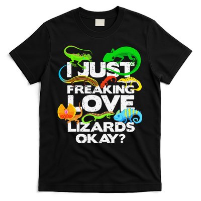 Lizard Lover Reptile Types Of Lizards Funny Lizard T-Shirt