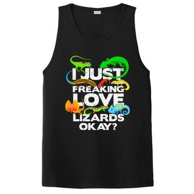 Lizard Lover Reptile Types Of Lizards Funny Lizard PosiCharge Competitor Tank