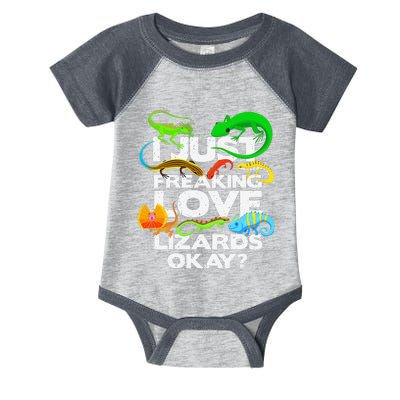 Lizard Lover Reptile Types Of Lizards Funny Lizard Infant Baby Jersey Bodysuit