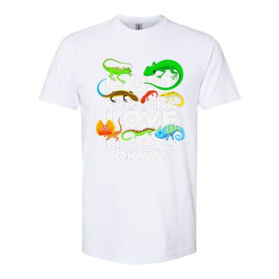 Lizard Lover Reptile Types Of Lizards Funny Lizard Softstyle CVC T-Shirt