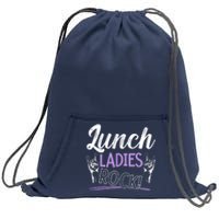 Lunch Ladies Rock Cafeteria Worker Dinner Lady Cook Sweatshirt Cinch Pack Bag