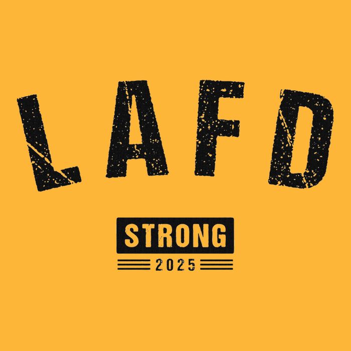 Lafd La Strong Support Sustainable Knit Beanie