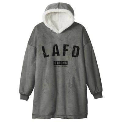 Lafd La Strong Support Hooded Wearable Blanket