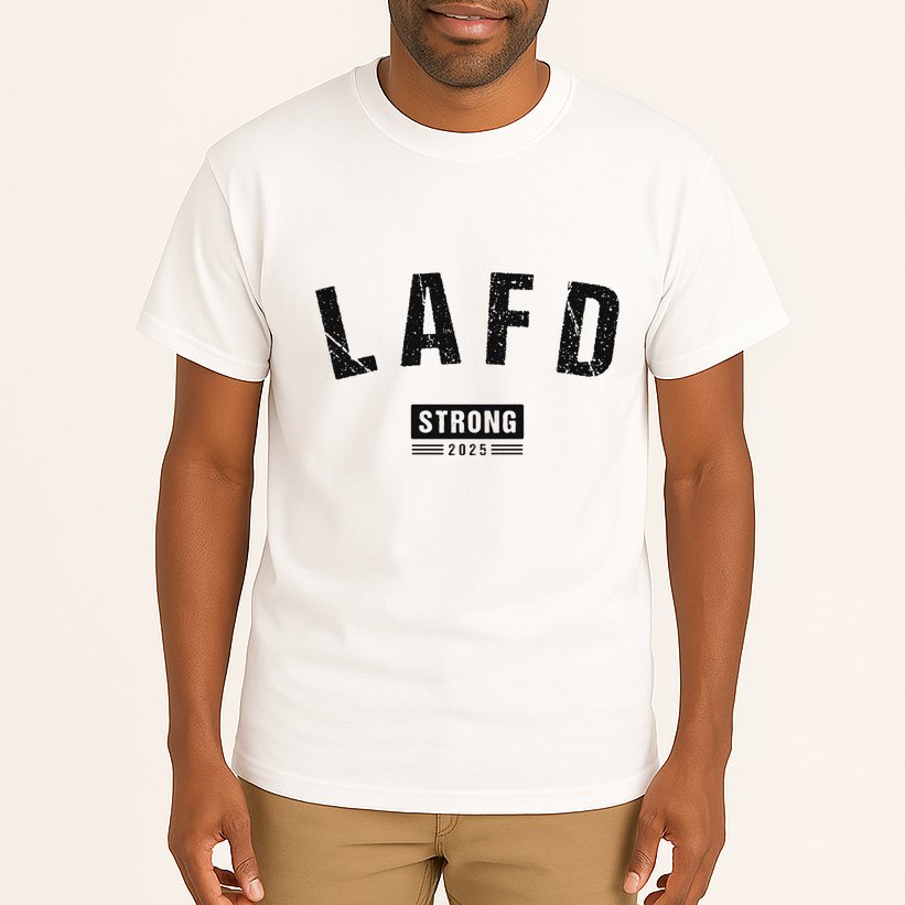 Lafd La Strong Support Tall T-Shirt
