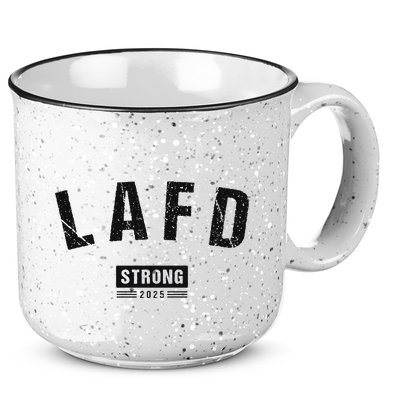 Lafd La Strong Support 15oz Campfire Ceramic Mug