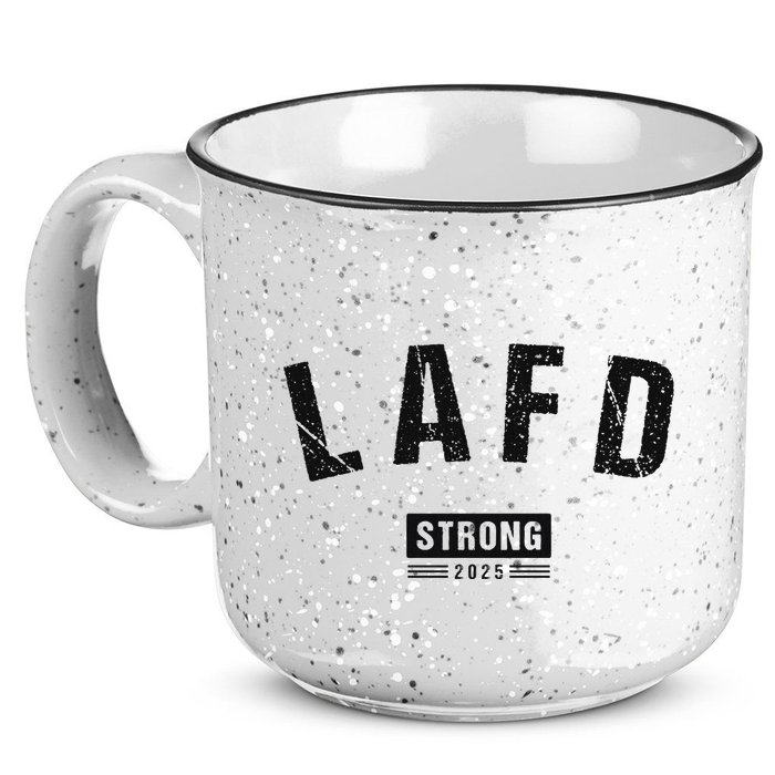 Lafd La Strong Support 15oz Campfire Ceramic Mug