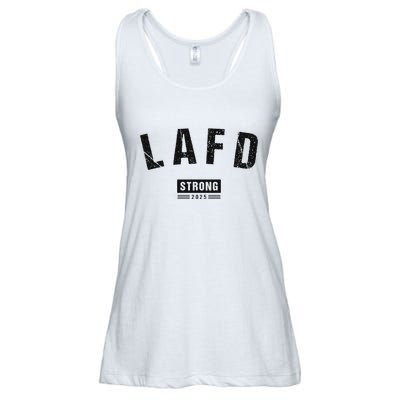 Lafd La Strong Support Ladies Essential Flowy Tank