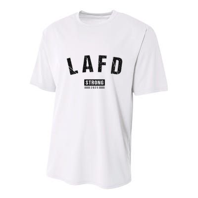 Lafd La Strong Support Youth Performance Sprint T-Shirt