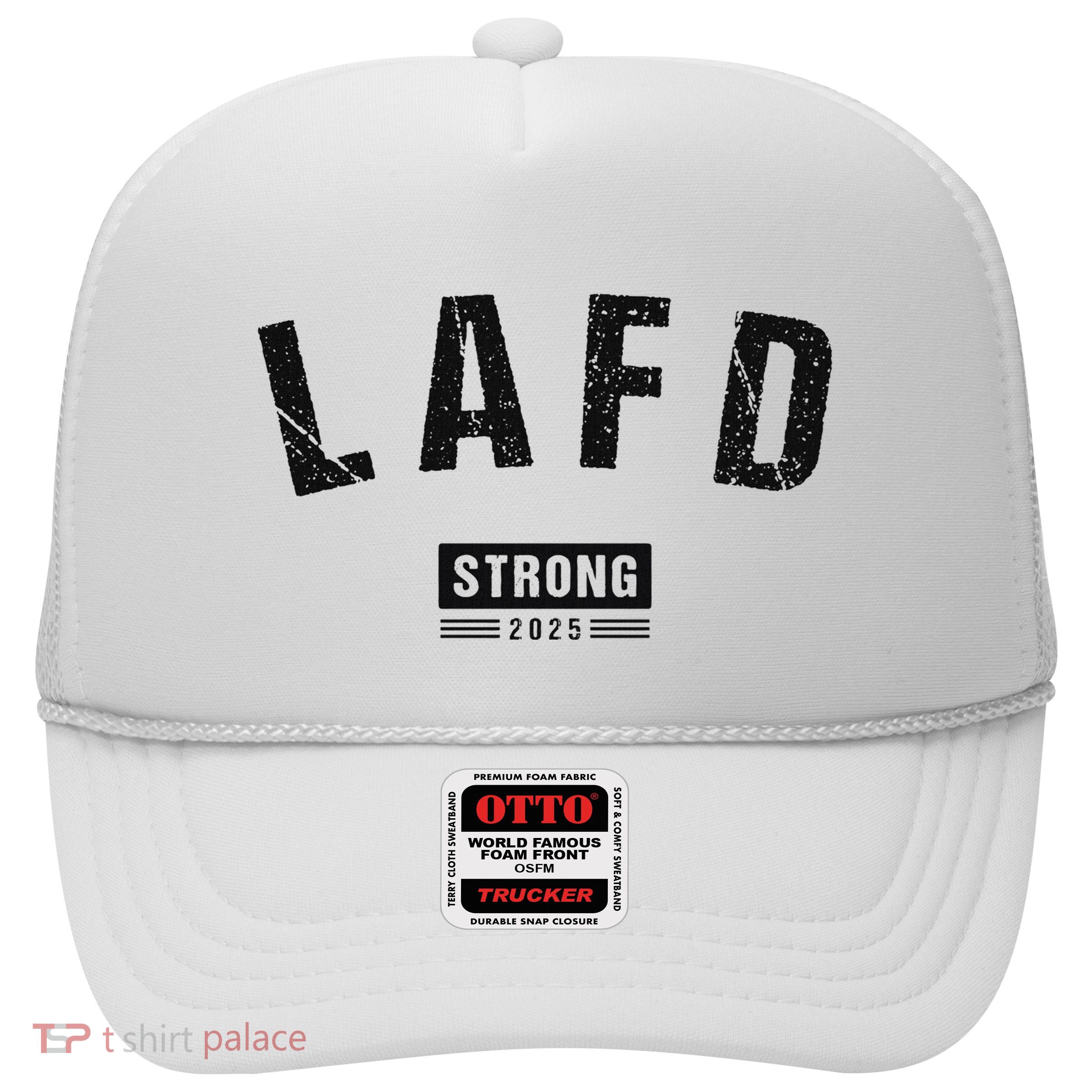 Lafd La Strong Support Trucker Hat
