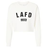 Lafd La Strong Support Cropped Pullover Crew