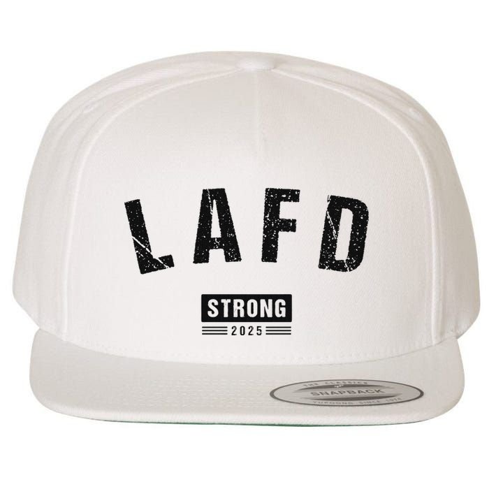 Lafd La Strong Support Wool Snapback Cap