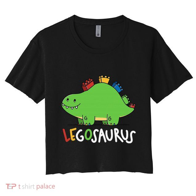 Legosaurus Legos Saurus Crop Top