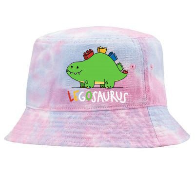 Legosaurus Legos Saurus Tie-Dyed Bucket Hat