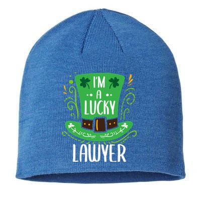 Lucky Lawyer St Patrick's Day Lawyers Gift Sustainable Beanie