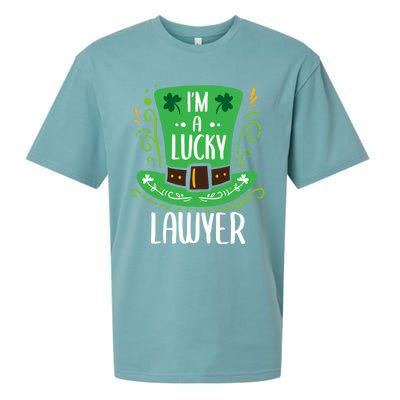 Lucky Lawyer St Patrick's Day Lawyers Gift Sueded Cloud Jersey T-Shirt