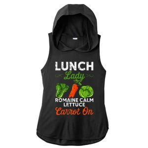 Lunch Lady Squad Cafeteria Worker Dinner Lady Cooking Ladies PosiCharge Tri-Blend Wicking Draft Hoodie Tank