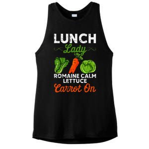 Lunch Lady Squad Cafeteria Worker Dinner Lady Cooking Ladies PosiCharge Tri-Blend Wicking Tank