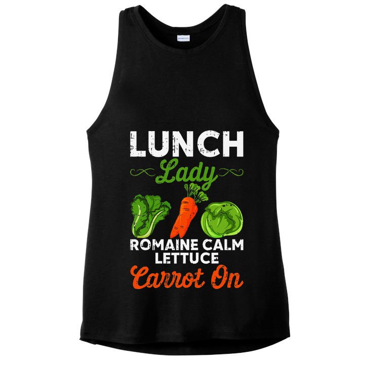 Lunch Lady Squad Cafeteria Worker Dinner Lady Cooking Ladies PosiCharge Tri-Blend Wicking Tank