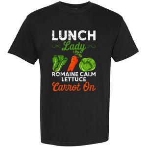 Lunch Lady Squad Cafeteria Worker Dinner Lady Cooking Garment-Dyed Heavyweight T-Shirt